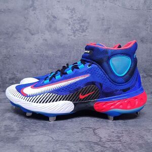 NIKE Alpha Huarache Elite 4 Mid Fathers Day‎ Baseball Cleats Mens 14 Blue